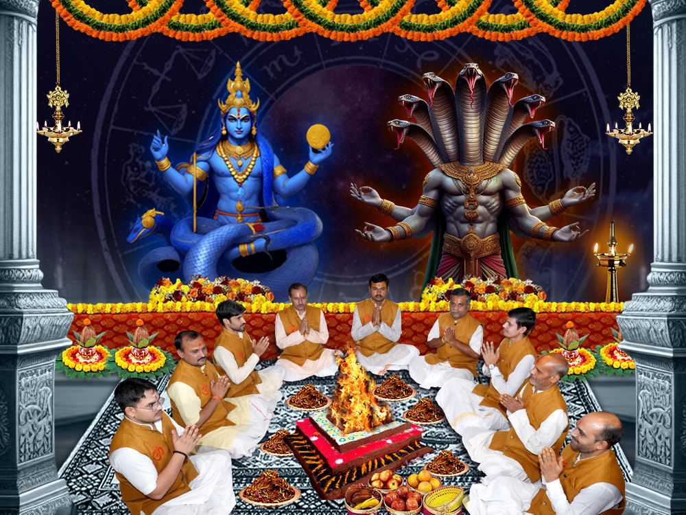 Rahu Ketu Grah Shanti Puja and Mantra Japa Online